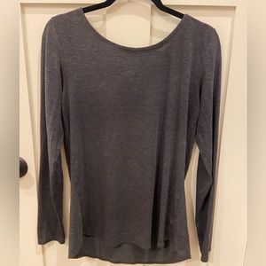 Athleta long sleeved top - size S - gray.